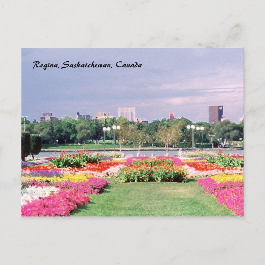 Gemälde Regina Legislative Gardens Postkarte (Vorderseite)