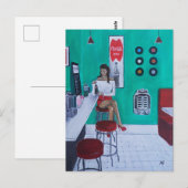 Gemälde Runaround Sue von Alfred Fox Postkarte (Vorne/Hinten)