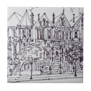 Gemälde San Francisco, Kalifornien Fliese