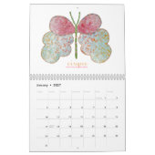 Gemälde Schmetterlinge 2026 Kalender (Jan 2027)