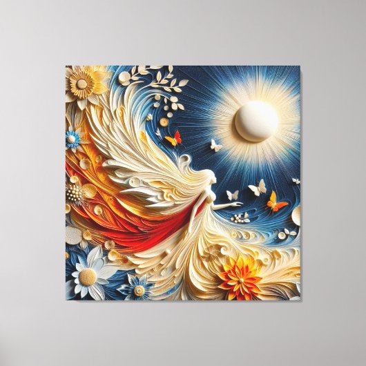 Gemälde Schönheit, gute Laune ☀️ Leinwanddruck (Vorderseite)