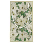 Gemälde Soft Poinsettia Garden Holiday Kleine Geschenktüte (Vorderseite)