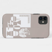 Gemälde Vasen mit Blumen und Weingläsern hell Case-Mate iPhone Hülle (Rückseite (Horizontal))
