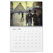 Gemälde Vintager Kunstkunst Kalender (Jan 2026)