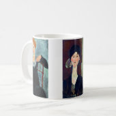 Gemälde von Amedeo Modigliani Kaffeetasse (Vorderseite Links)