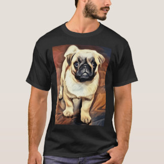 Gemälde von Baby-Welpe T-Shirt
