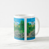 Gemälde von Bear Island Light Kaffeetasse (VorderseiteRechts)
