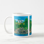 Gemälde von Bear Island Light Kaffeetasse (Links)