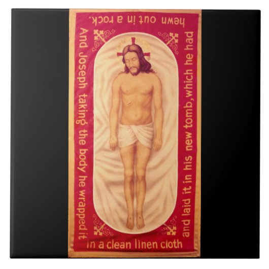 Gemälde von Christus Feinsteinfliese Fliese (Vorderseite)