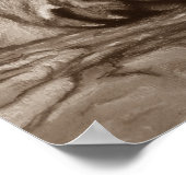 Gemälde von Cumarkitten mit Gedichtkunst Poster (Ecke)