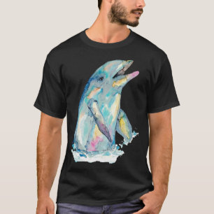 Gemälde von Dolphin-Walen T-Shirt