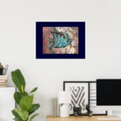 Gemälde von Fischen Poster (Heimbüro)