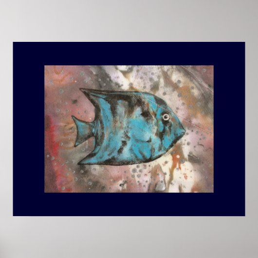 Gemälde von Fischen Poster (Vorne)
