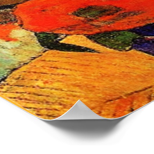 Gemälde von Gauguin, Van Gogh Gemälde Sonnenblumen Poster (Ecke)