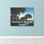 Gemälde von gemeißelten Leinwänden aus Maxfield Leinwanddruck (Insitu (Holzboden))