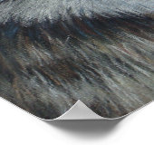 Gemälde von Grauwolf Poster (Ecke)