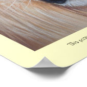 Gemälde von großer Katzenbrüllerin Poster (Ecke)