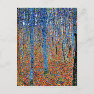 Gemälde von Gustav Klimt, Buchenhain I Postkarte