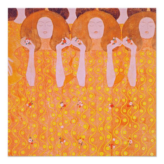 Gemälde von Gustav Klimt Poster (Vorderseite)