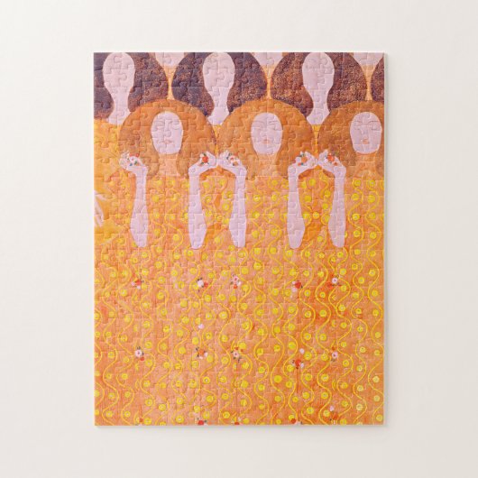 Gemälde von Gustav Klimt Puzzle (Vertikal)