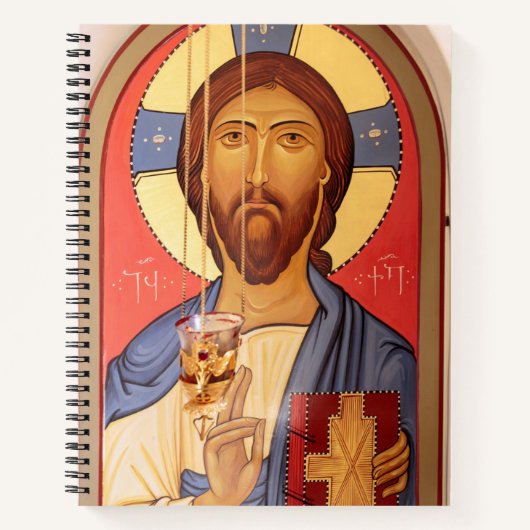 Gemälde von Jesus Notizbuch (Vorderseite)