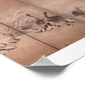 Gemälde von Miyamoto Musashi, c. 1600 Poster (Ecke)