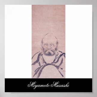 Gemälde von Miyamoto Musashi, c. 1600 Poster