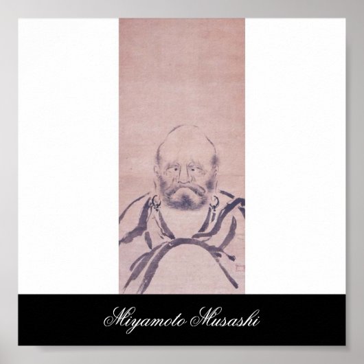 Gemälde von Miyamoto Musashi, c. 1600 Poster (Vorne)