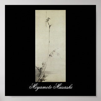 Gemälde von Miyamoto Musashi, c. 1600 Poster