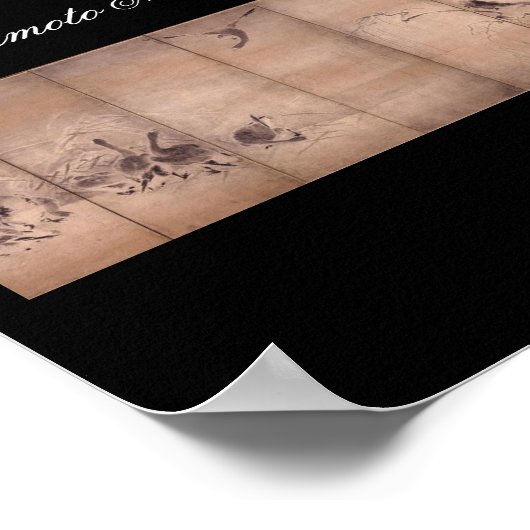 Gemälde von Miyamoto Musashi, c. 1600 Poster (Ecke)