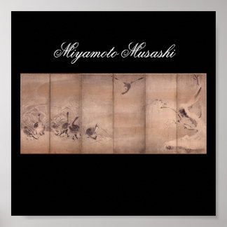 Gemälde von Miyamoto Musashi, c. 1600 Poster