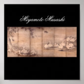 Gemälde von Miyamoto Musashi, c. 1600 Poster (Vorne)