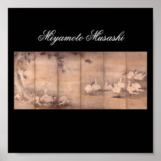Gemälde von Miyamoto Musashi, c. 1600 Poster