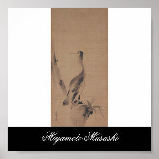 Gemälde von Miyamoto Musashi, c. 1600 Poster