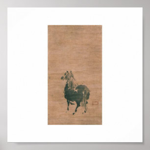 Gemälde von Miyamoto Musashi, c. 1600 Poster