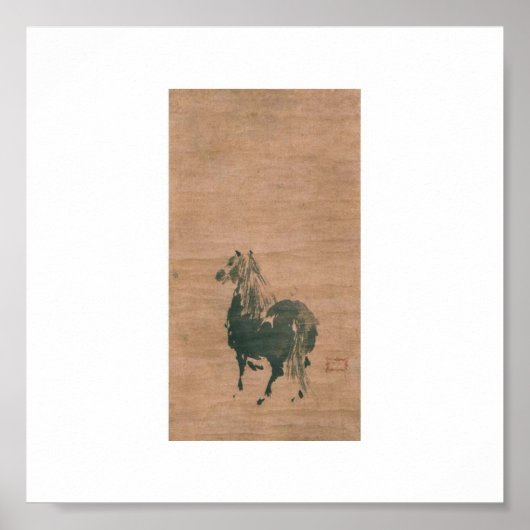 Gemälde von Miyamoto Musashi, c. 1600 Poster (Vorne)