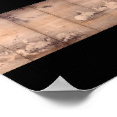 Gemälde von Miyamoto Musashi, c. 1600 Poster (Ecke)