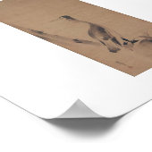 Gemälde von Miyamoto Musashi, c. 1600 Poster (Ecke)