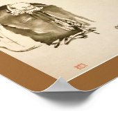 Gemälde von Miyamoto Musashi, c. 1600 Poster (Ecke)