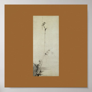 Gemälde von Miyamoto Musashi, c. 1600 Poster