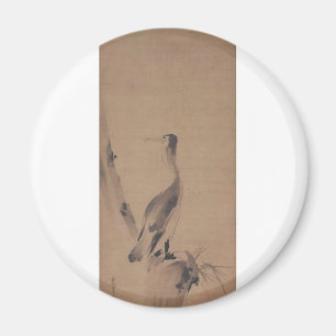 Gemälde von Miyamoto Musashi um das 16. Jahrhunder Magnet