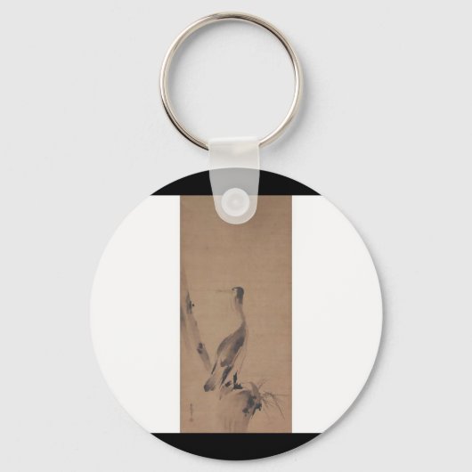 Gemälde von Miyamoto Musashi um das 16. Jahrhunder Schlüsselanhänger (Vorderseite)