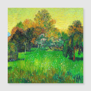 Gemälde von Van Gogh, Der Garten des Dichters Magnetkarte