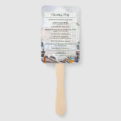 Gemälde von Venedig, Italien Fächer (Rückseite)