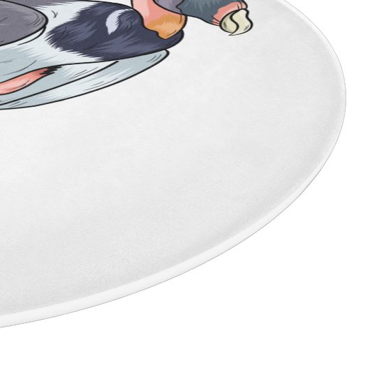 Gemälde zum Cartoon von Königsgeier Schneidebrett (Ecke)