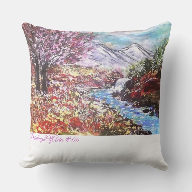 GemäldeOfAda #06 - Künstler - Unbekanntes Throw Ki Kissen (Vorderseite)