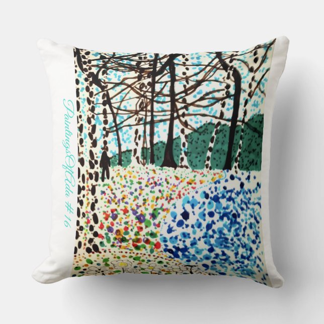 GemäldeOfAda #16 - Künstler - Unbekanntes Throw Ki Kissen (Vorderseite)