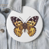 Gemäldeschmetterling Button (Beispiel)