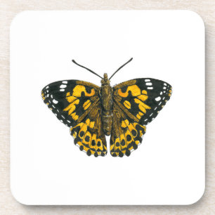 Gemäldeschmetterling Getränkeuntersetzer