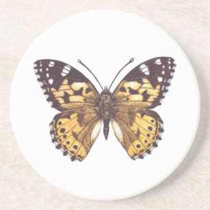 Gemäldeschmetterling Getränkeuntersetzer